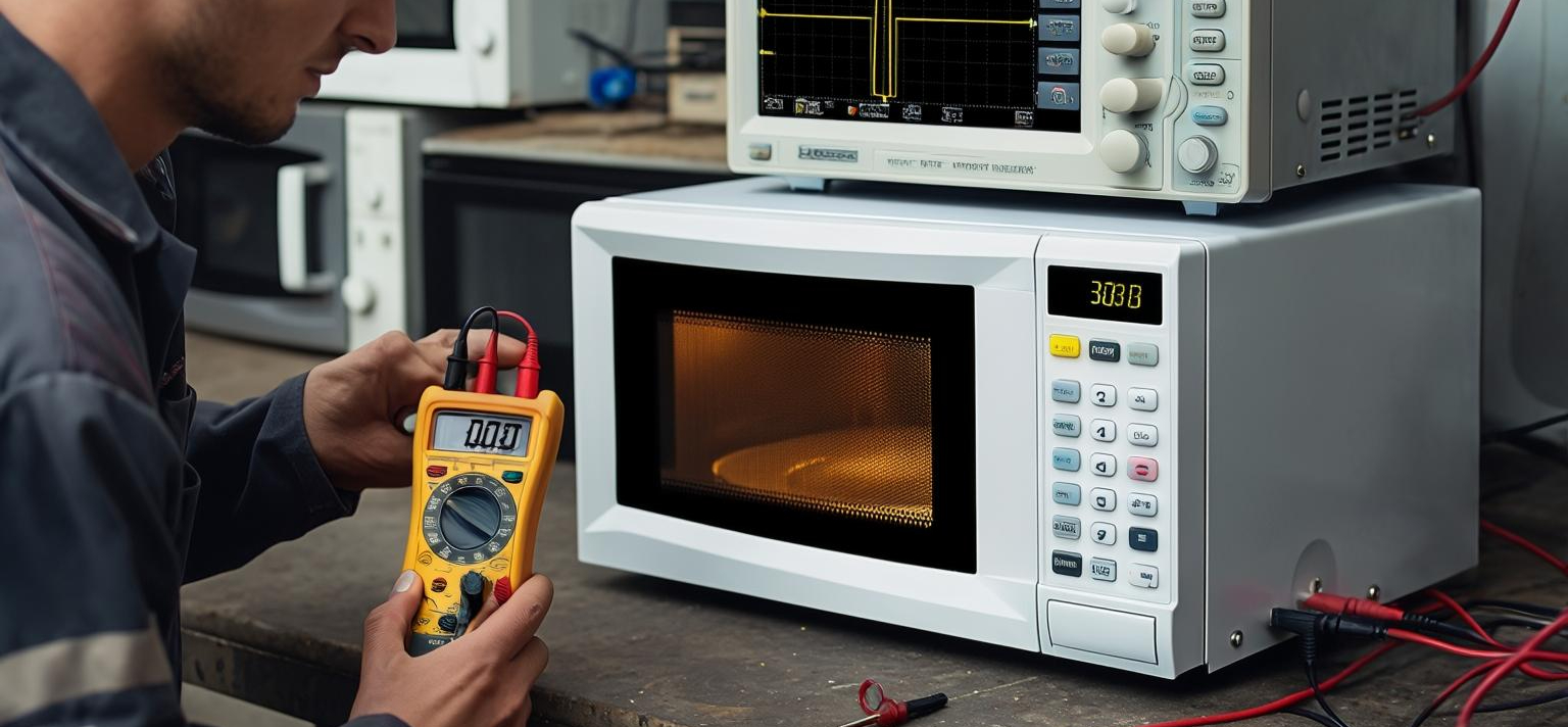 Pomiary kontrolne kuchenki mikrofalowej